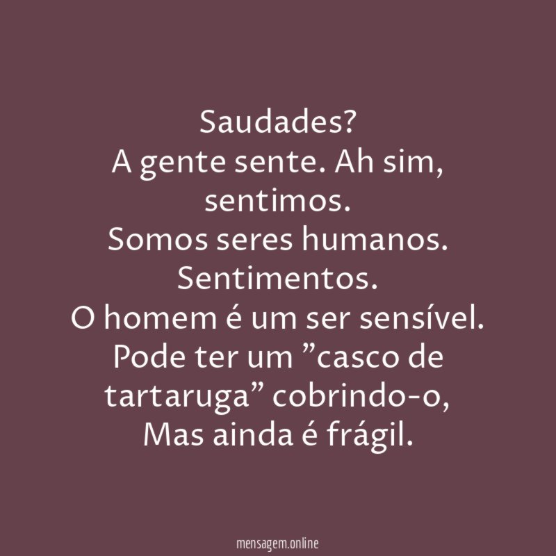 Saudades
