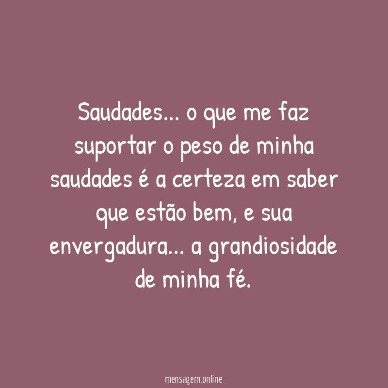 Saudades