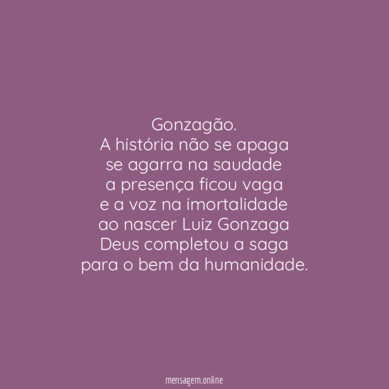 Gonzagão.