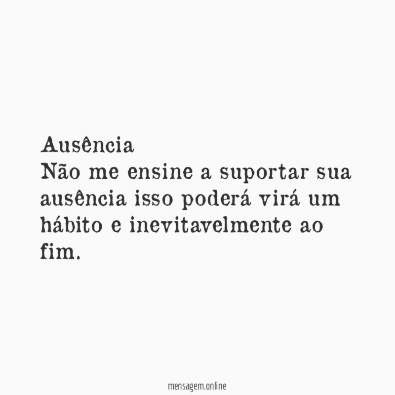 Ausência