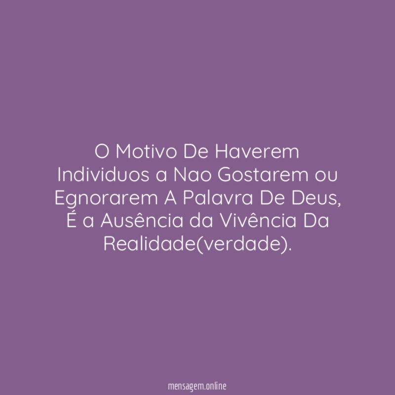 O Motivo De Haverem Individuos a Nao Gostarem