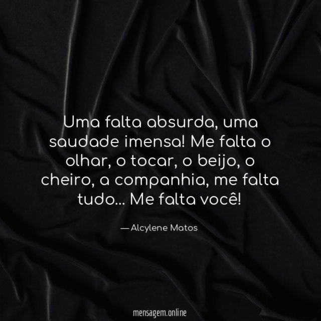 Uma falta absurda
