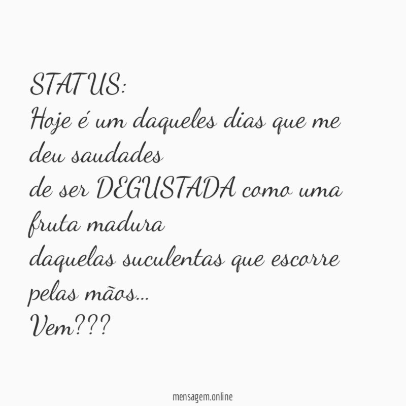 STATUS: