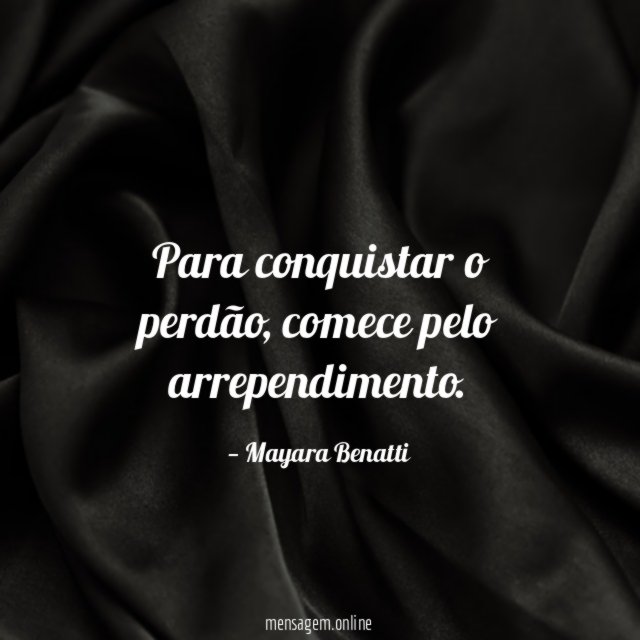 Para conquistar o perdão