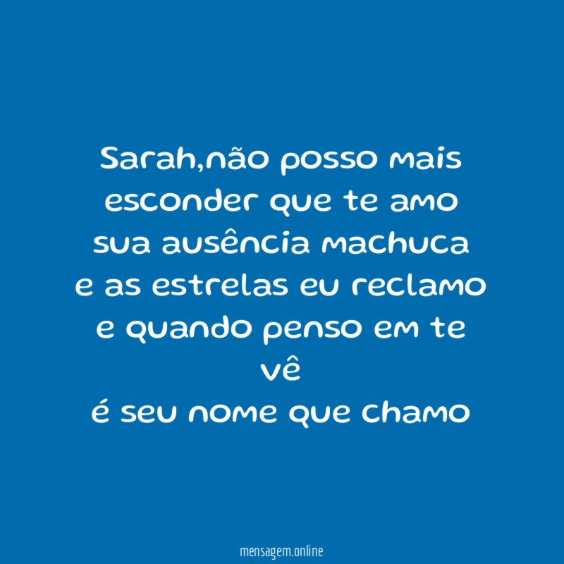 Sarah