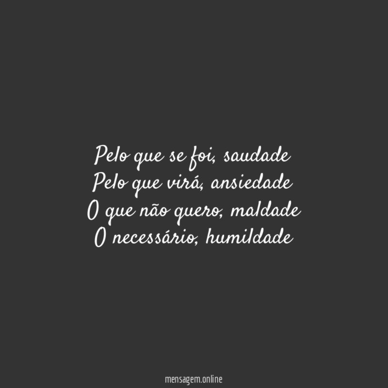 Pelo que se foi