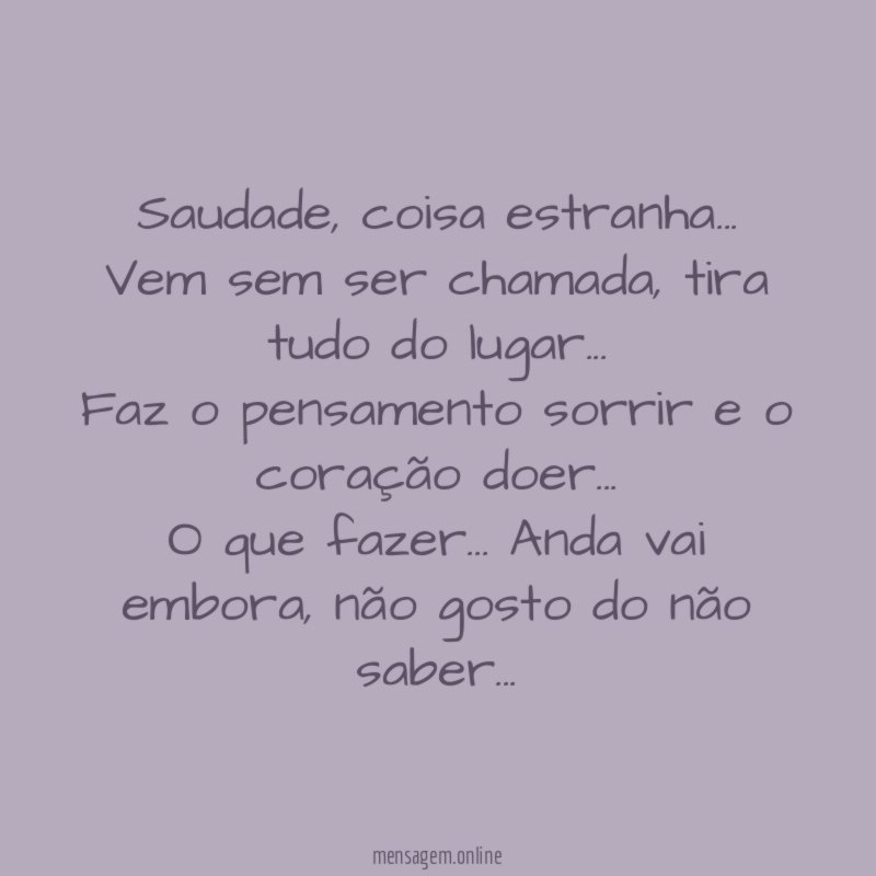 Saudade
