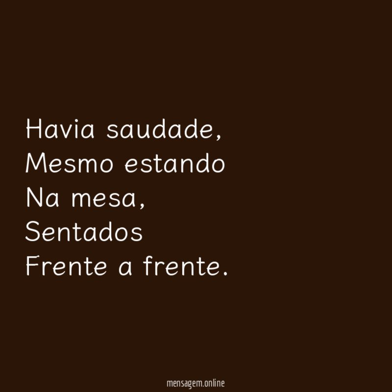 Havia saudade