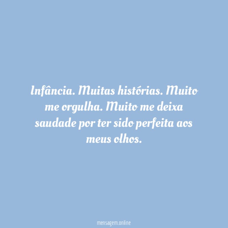Infância