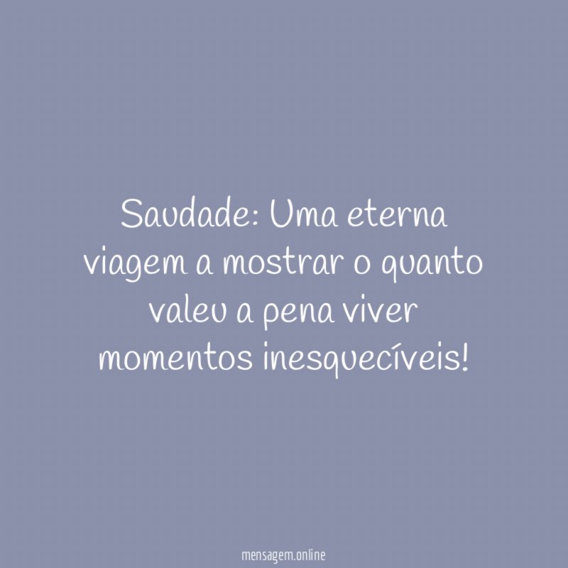 Saudade