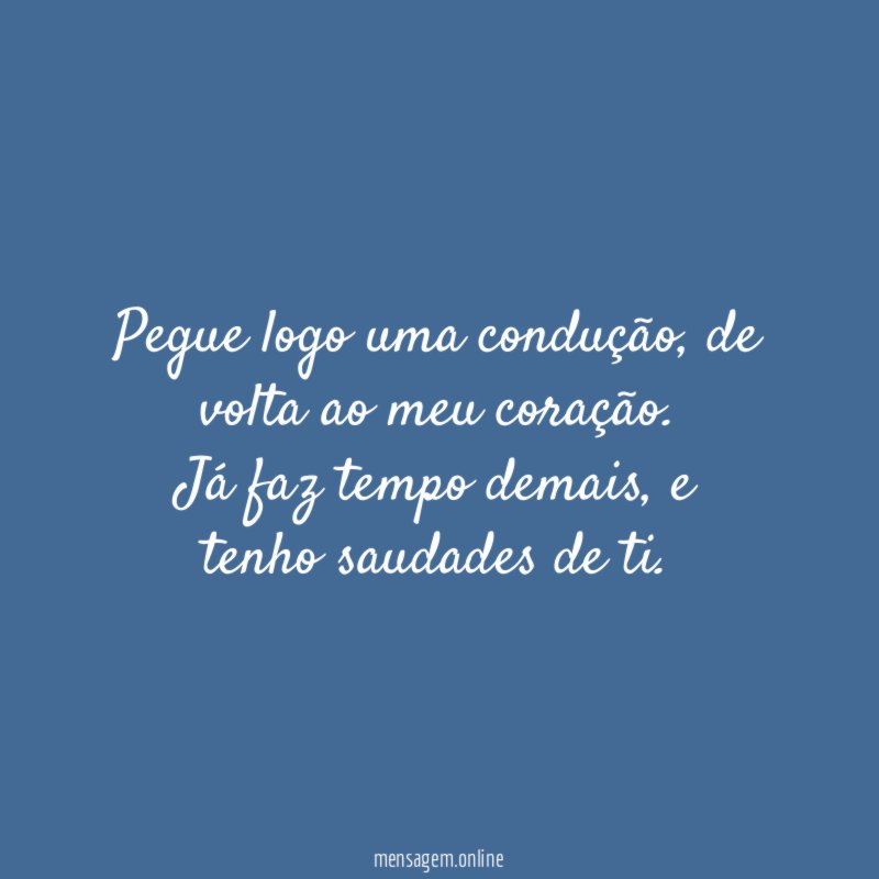 Pegue logo uma condução