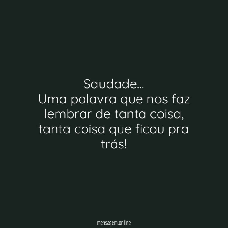 Saudade