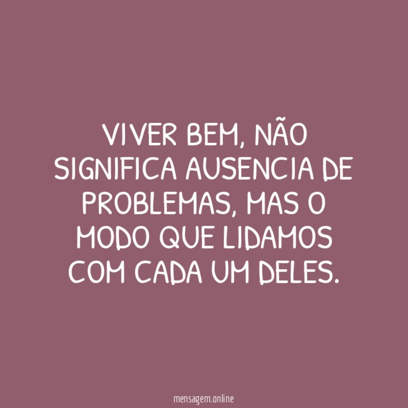 VIVER BEM