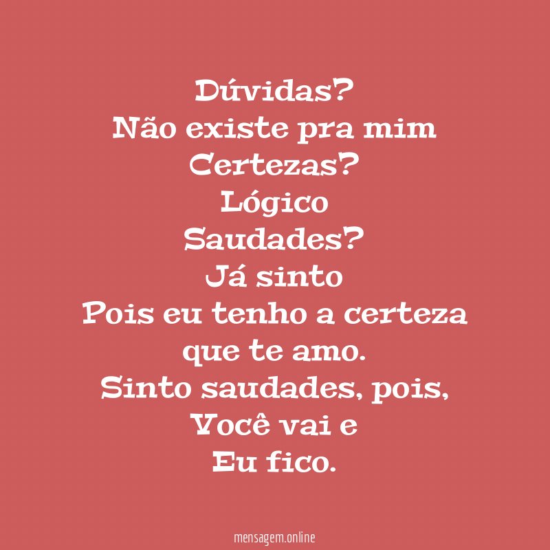 Dúvidas