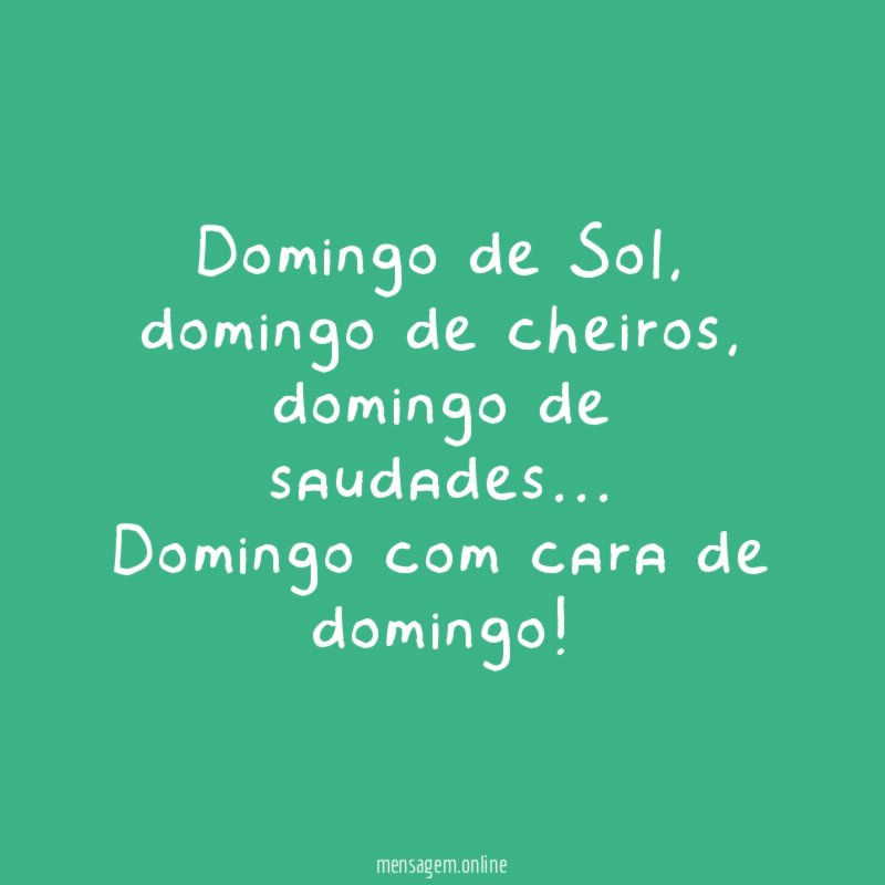 Domingo de Sol