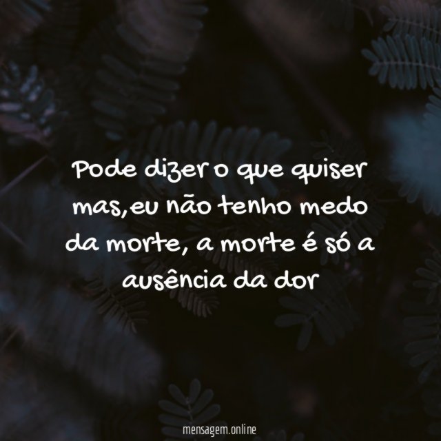 Pode dizer o que quiser mas