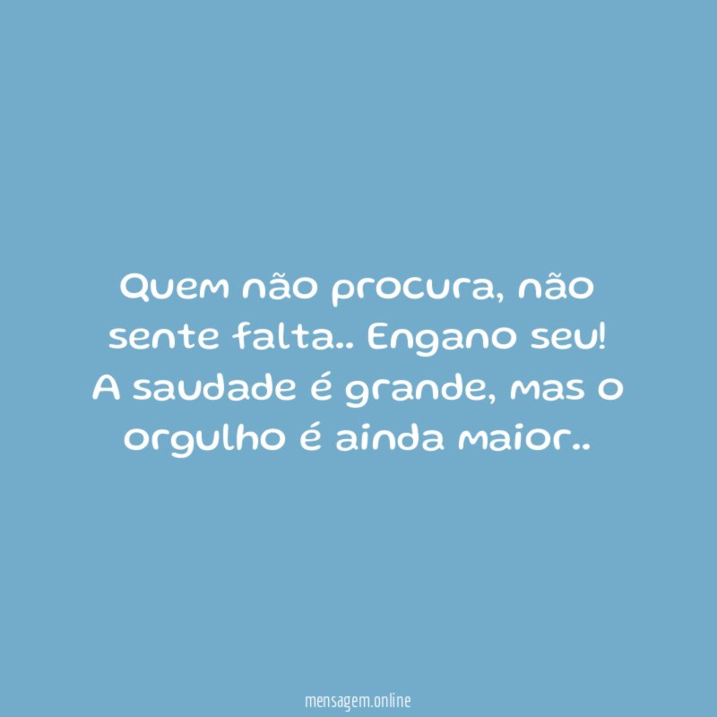 Quem não procura