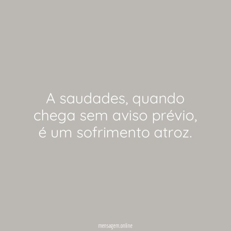 A saudades