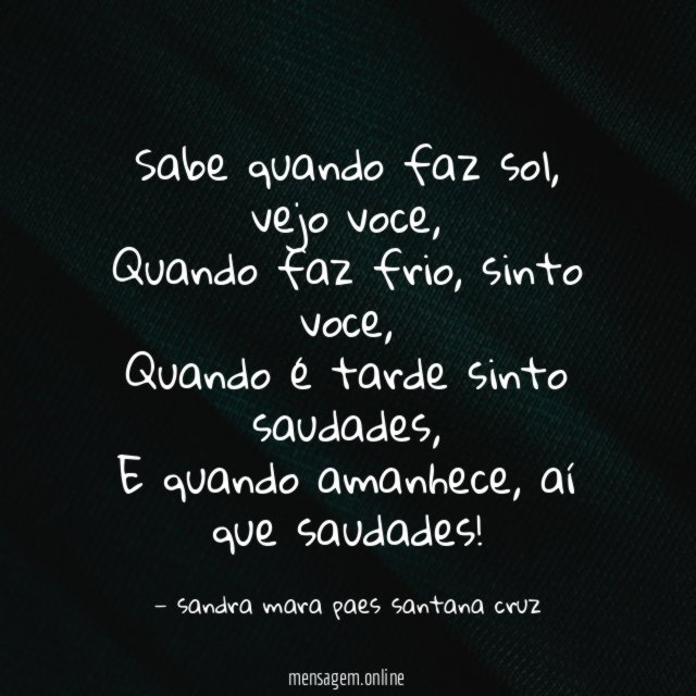 Sabe quando faz sol