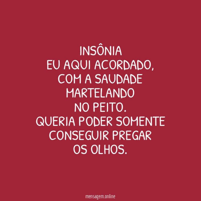 INSÔNIA