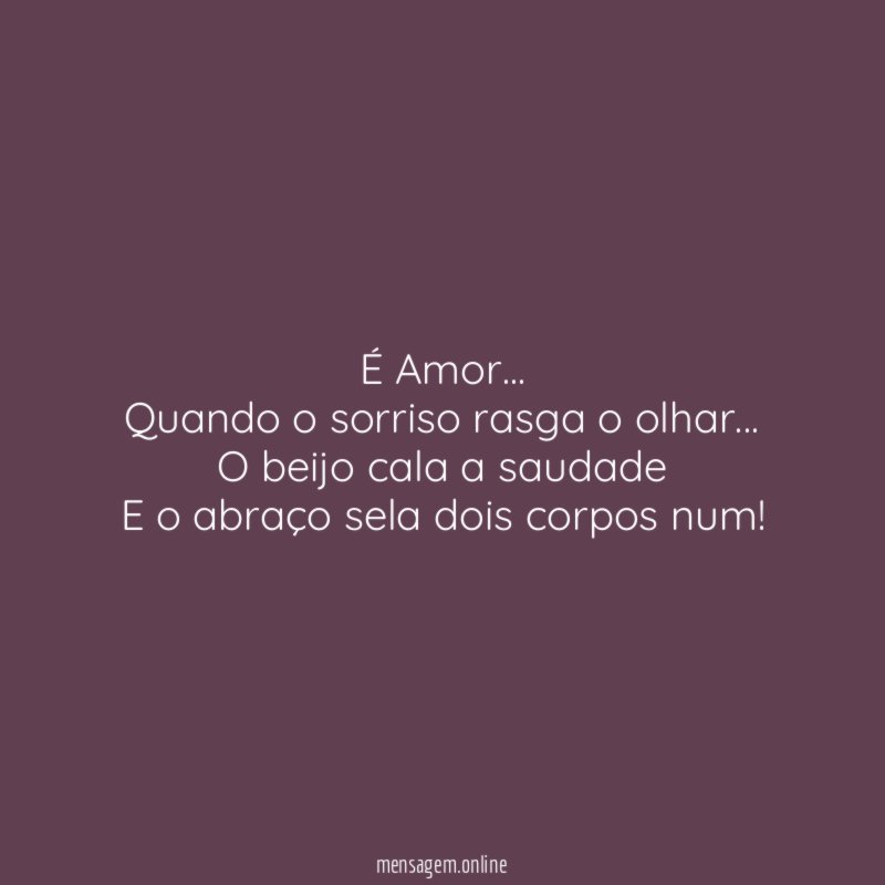 É Amor