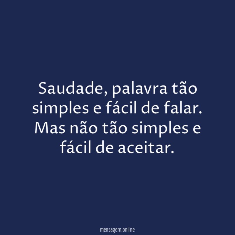 saudade