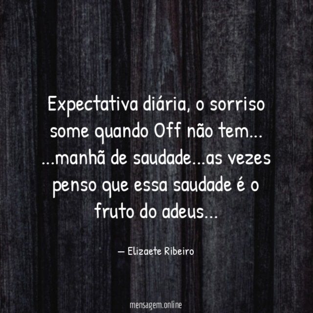 Expectativa diária