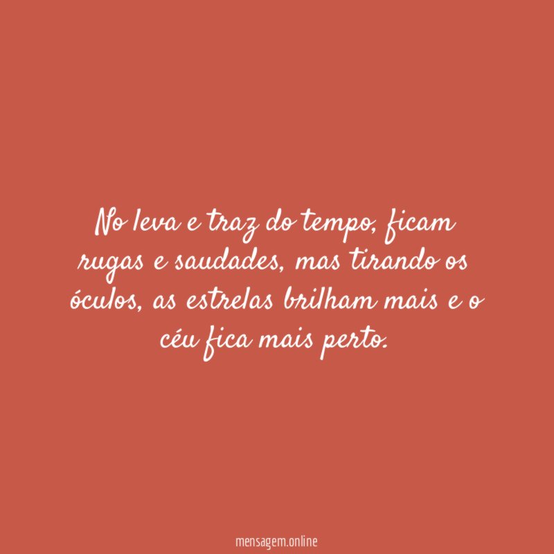 No leva e traz do tempo