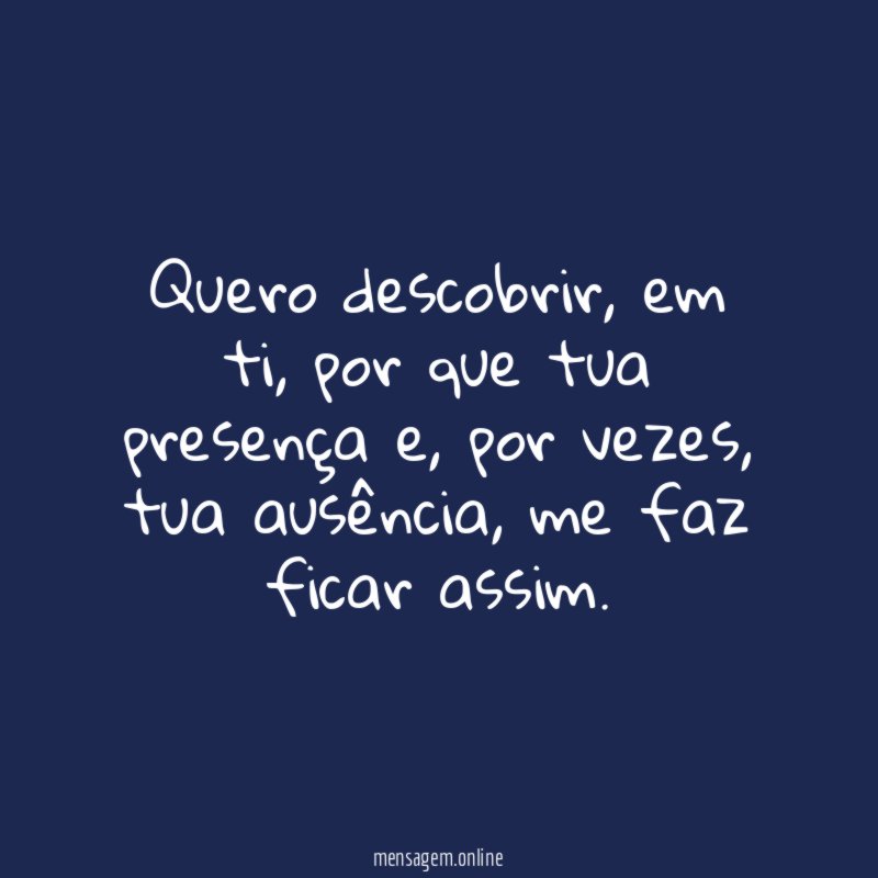 Quero descobrir