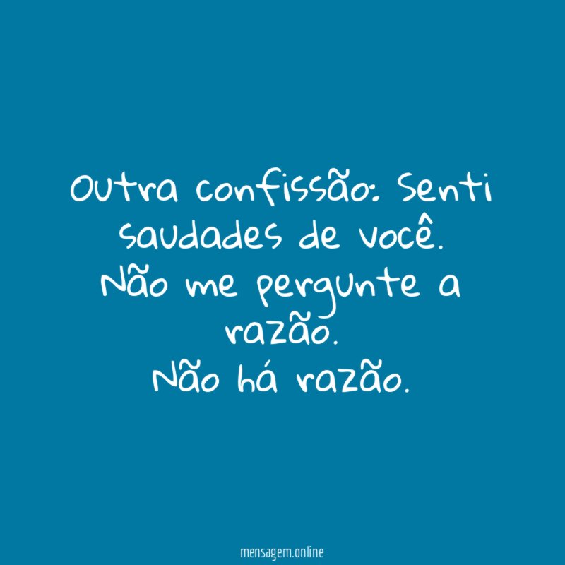 Outra confissão