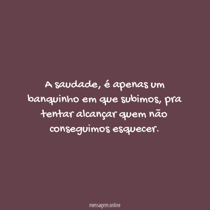 A saudade