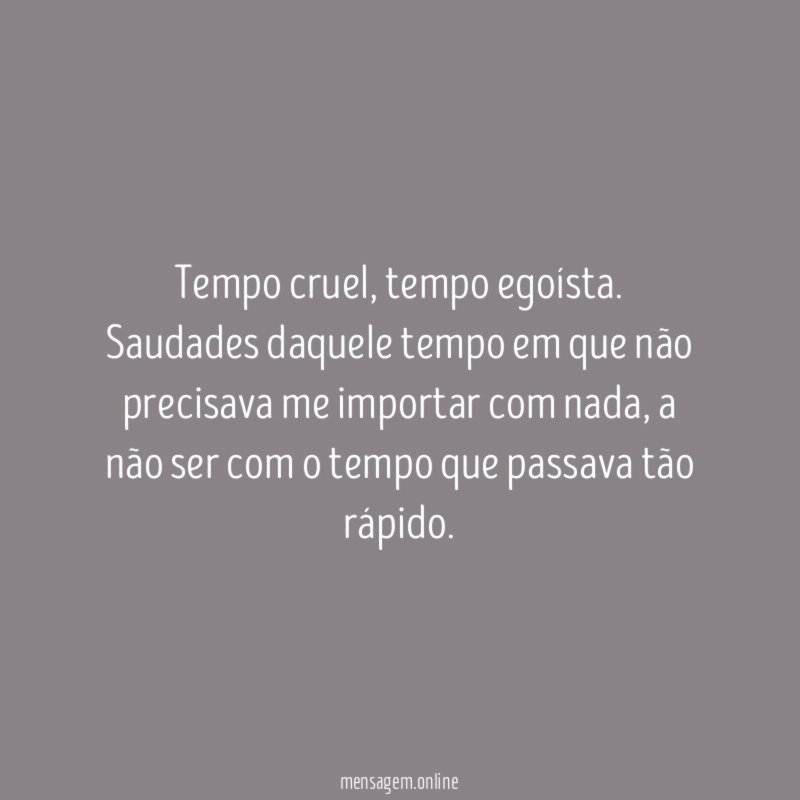 Tempo cruel