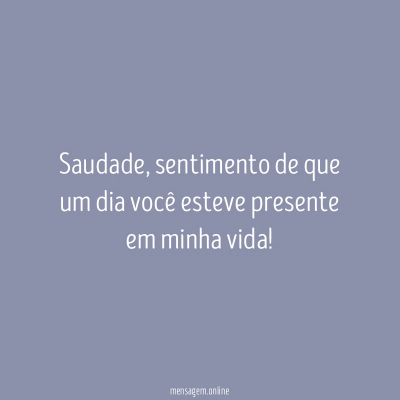 Saudade