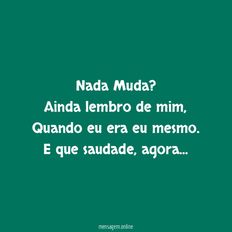 Nada Muda?