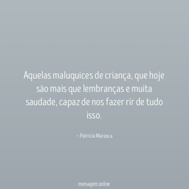 Aquelas maluquices de criança