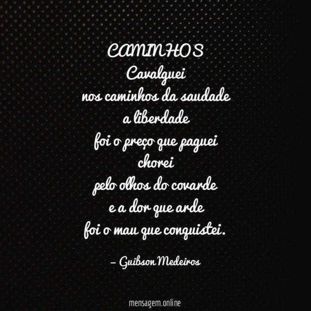 CAMINHOS