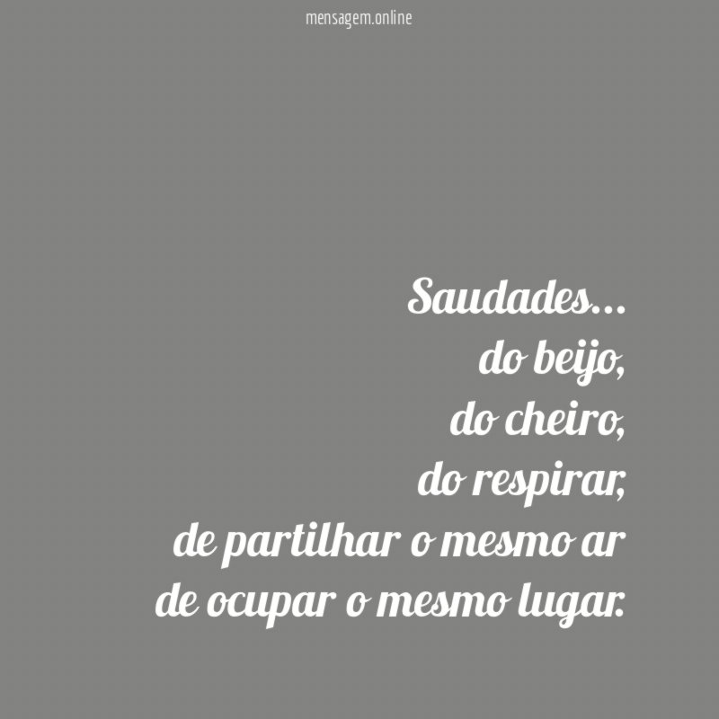 Saudades