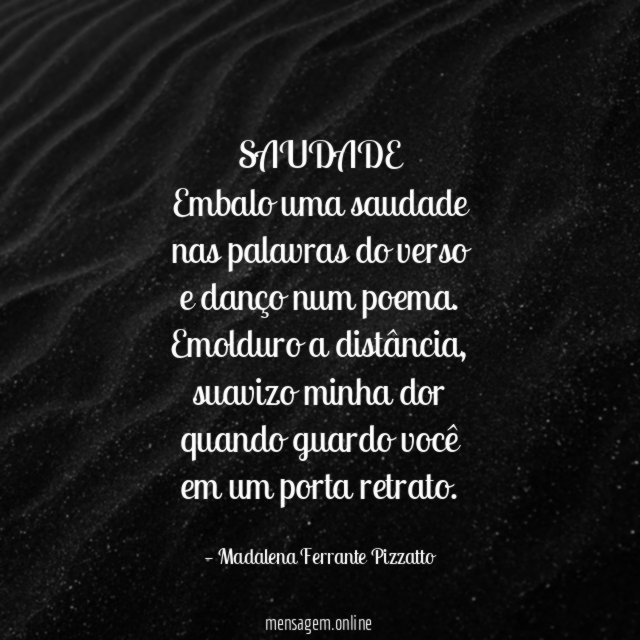 SAUDADE