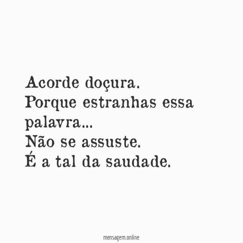 Acorde doçura