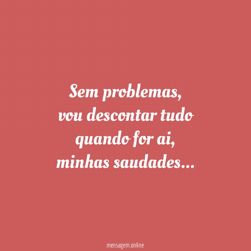 Sem problemas