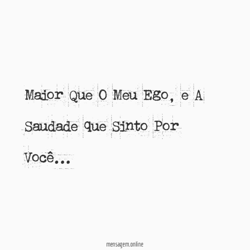 Maior Que O Meu Ego