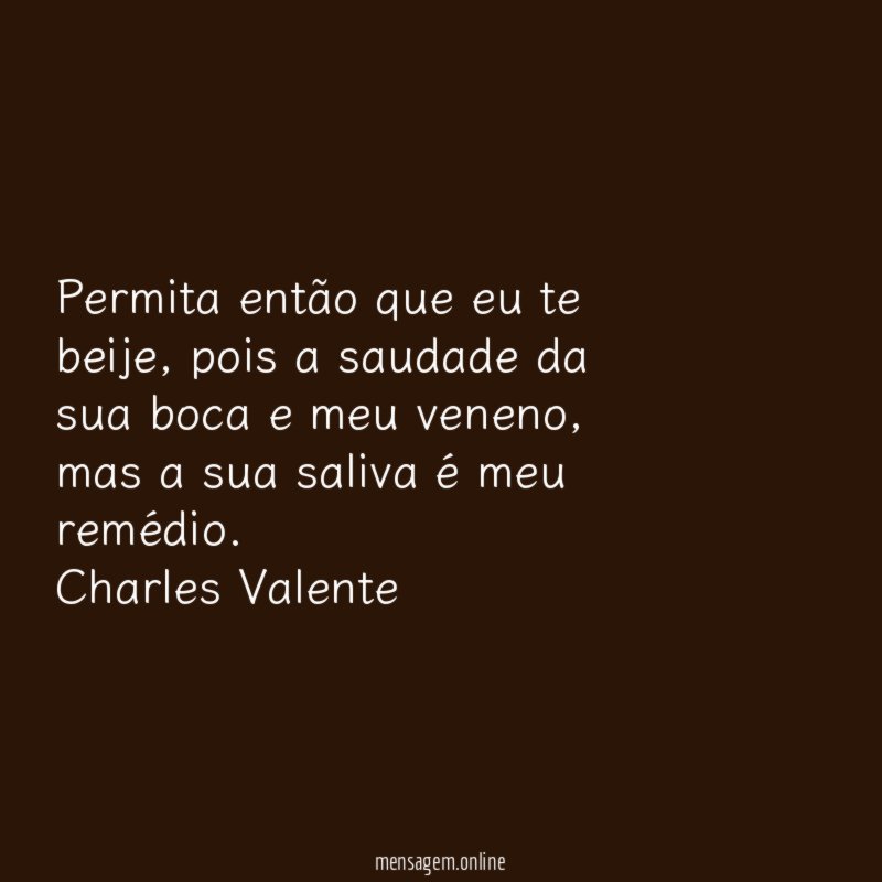 Permita então que eu te beije