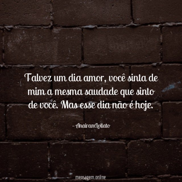 Talvez um dia amor
