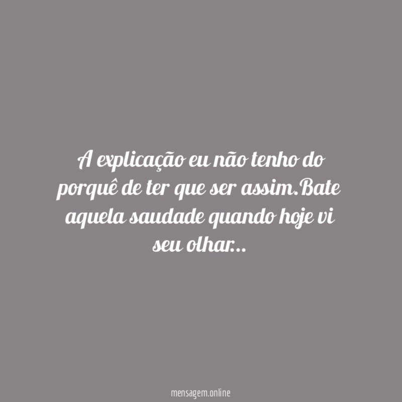A explicação eu não tenho do porquê