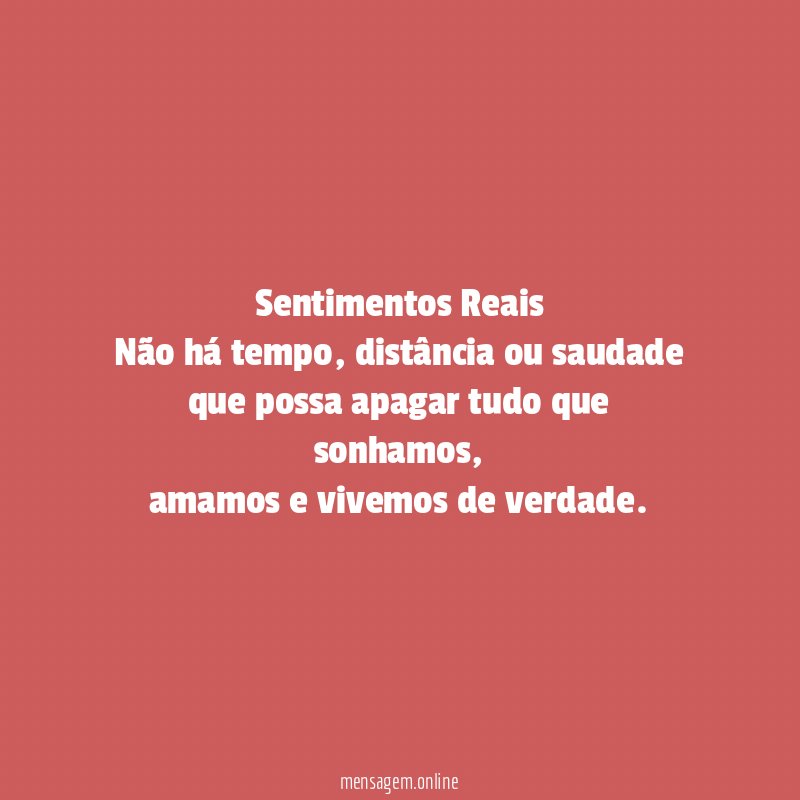 Sentimentos Reais