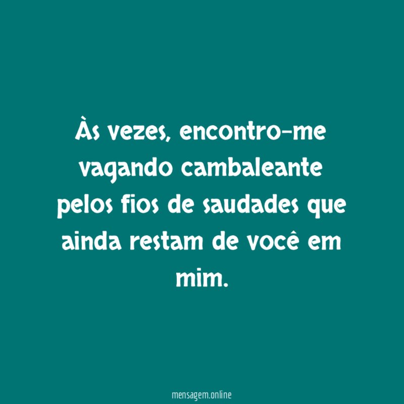 Às vezes