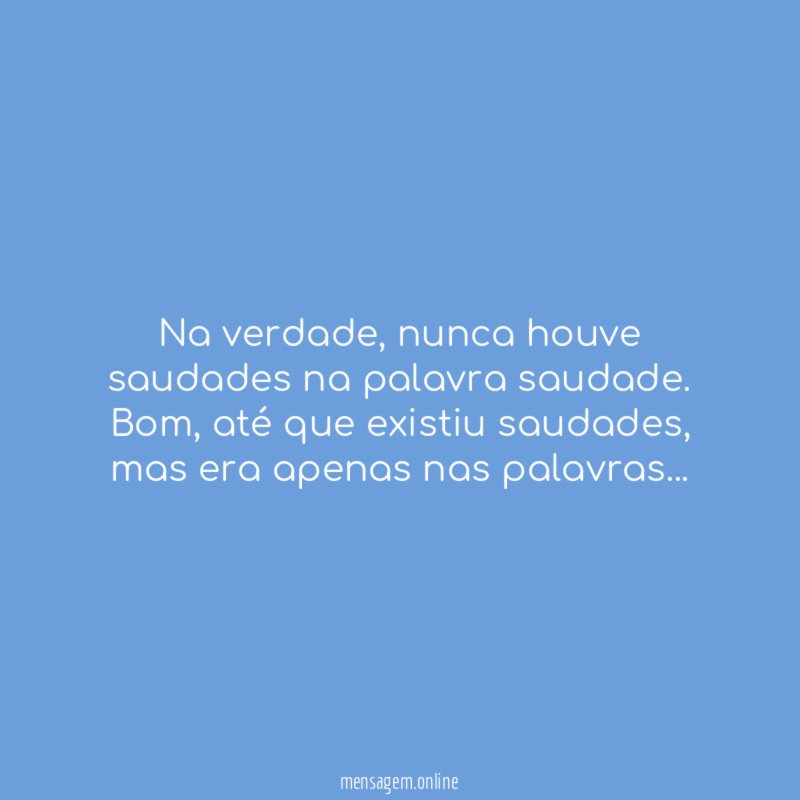 Na verdade