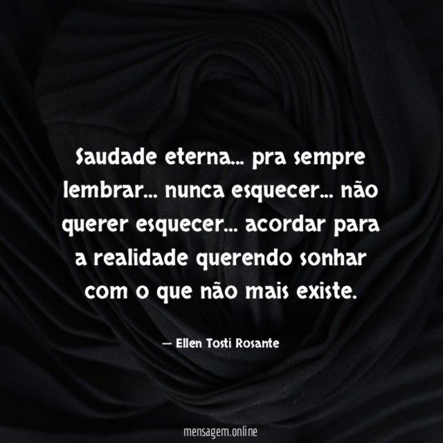 Saudade eterna