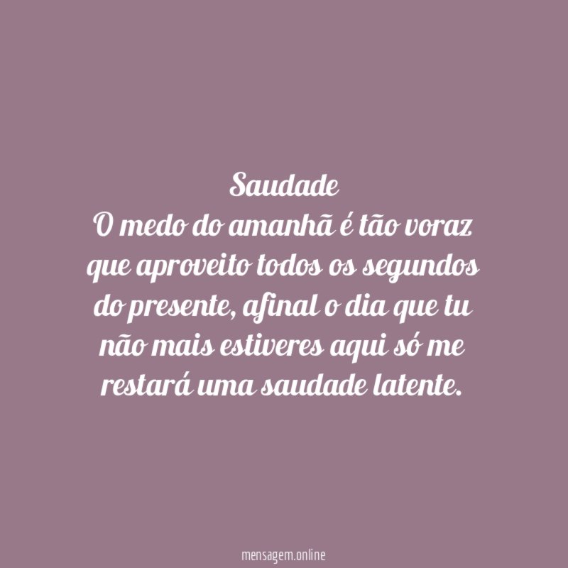 Saudade