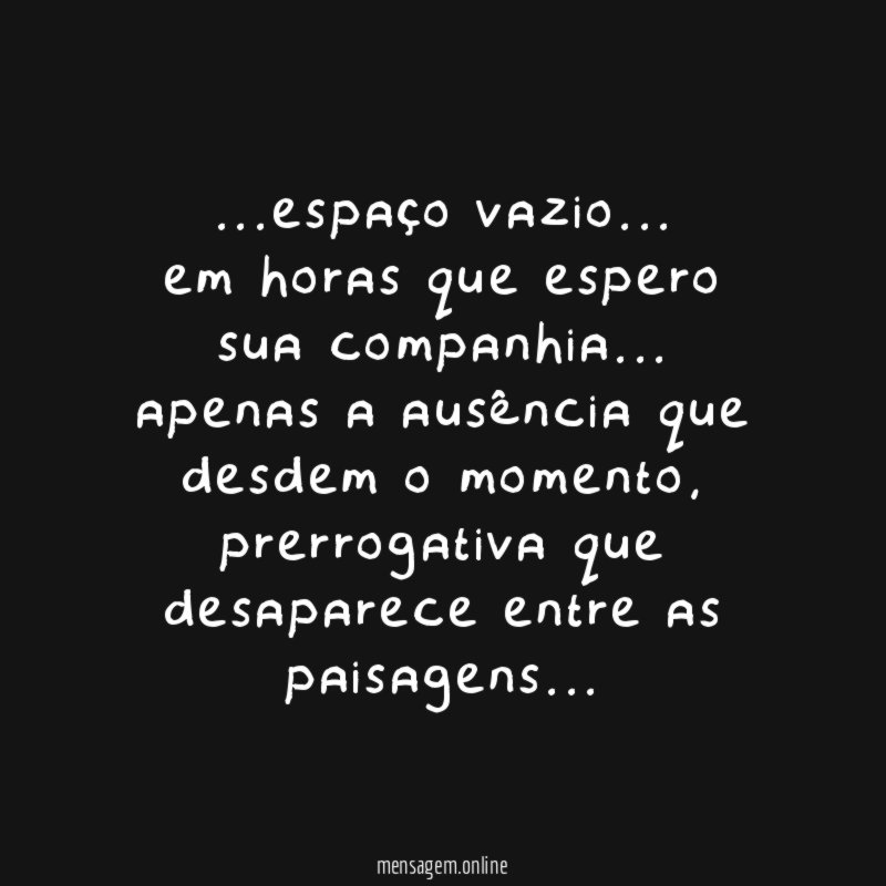 espaço vazio